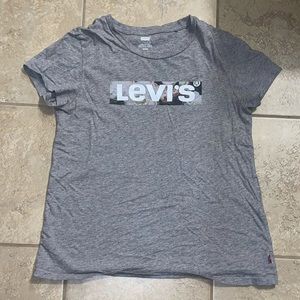 gray levi’s short sleeve